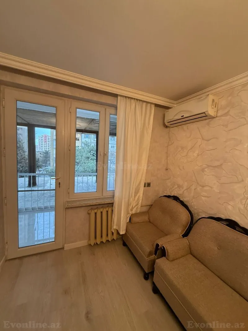Kirayə verilir 2 otaqlı Mənzil Köhnə tikili 60 m² Bakı, Yasamal r., İnşaatçılar m — Mənzil, Bakı (6)