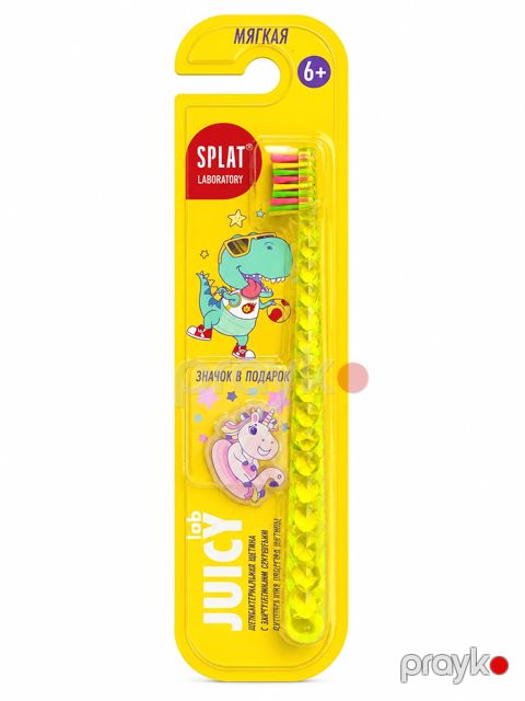 Uşaq diş fırçası Splat Juicy Lab, yumşaq, 6+ yaş — Bakı
