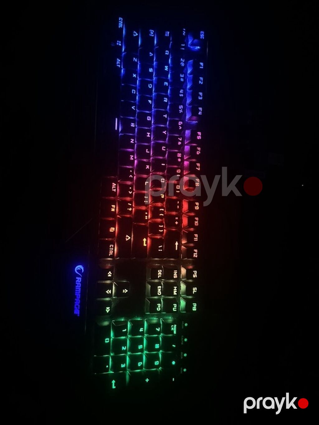Rampage Commander mexaniki oyun klaviaturası Mehsul 170 azn a alinib — Klaviaturalar və siçanlar, Bakı (4)