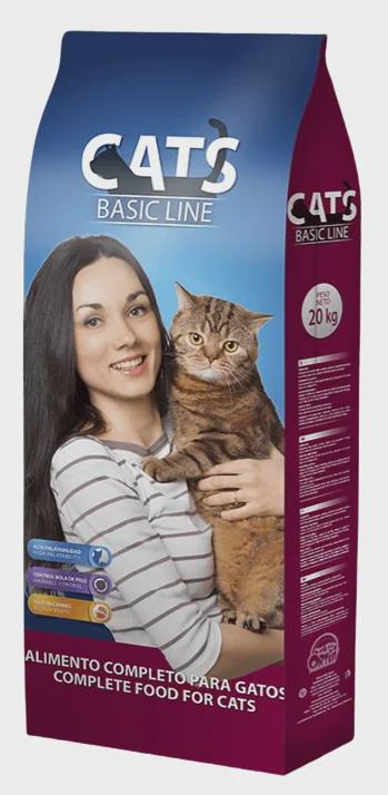 Ortin Econom Cats BasicLine, pişiklər üçün quru yem, ətlə (çəki ilə) — Cats