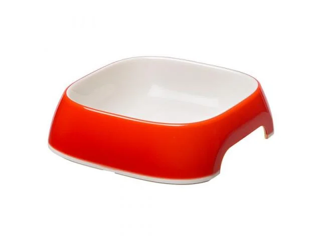 Ferplast Glam M İtlər və pişiklər üçün qırmızı plastik qab, 20 x 18.5 x 6 sm, 0.75 l — Bakı