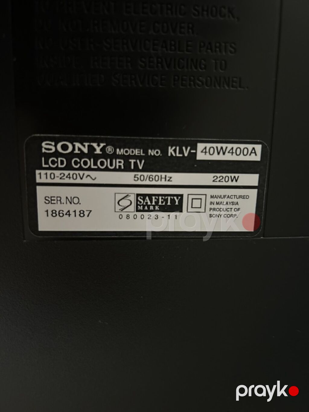 Sony Bravıa LCD TV – Model KLV-40W400A - Ekran: 40 düym, LCD - Giriş — Televizorlar, Bakı (3)