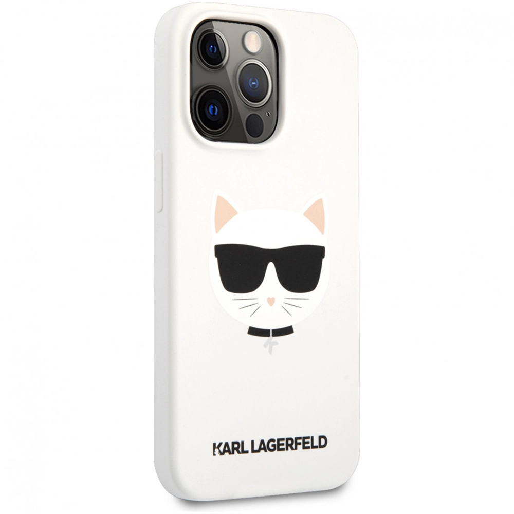 Karl hc Silicone choupette head black ip13 pro KLHCP13LSLCHBK White — Mallar, Bakı (2)