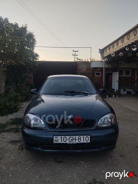 Daewoo Lanos sedan - Kuzov: 4 qapılı sedan, tünd yaşıl rəng — Salyan