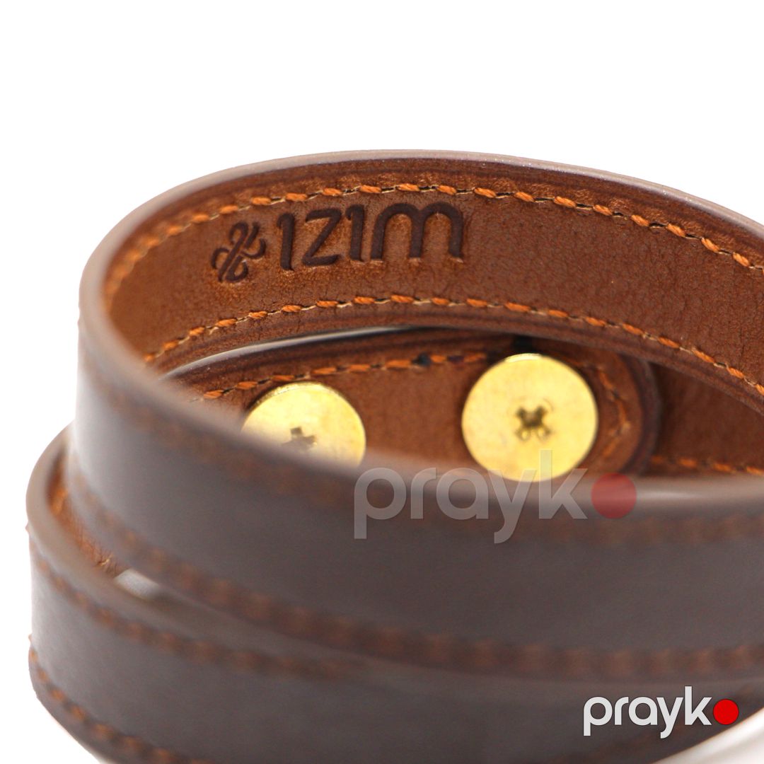 Təbii dəri bilərzik DB006 — Mallar, Bakı (2)