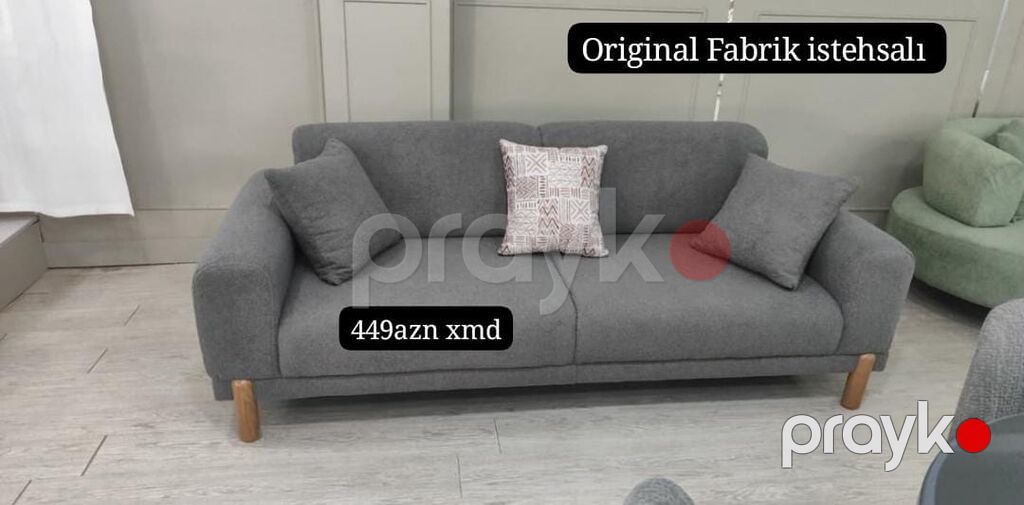 Original fabrik istehsalı divan - Model: 3 nəfərlik, müasir minimal — Divanlər, Bakı (2)