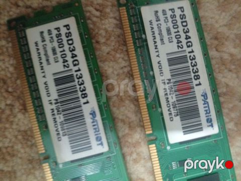 Patriot Signature Series DDR3 So-dımm RAM modulları - Model — Bərdə