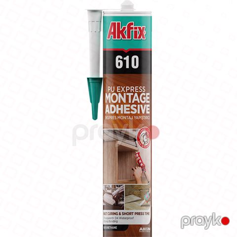 Montaj yapışdırıcı akfix 610PU 310ML şəffaf — Omid.az — Təmir və tikinti