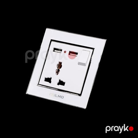 Aulmo ağ 2 USB + 1 razetka + 1 multi razetka — Bakı