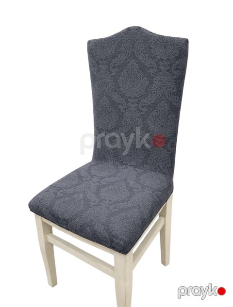 Stul üçün çexol dəsti 86986921, jakkard, 50x60 sm, boz, 6 əd — Bakı