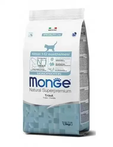 Monge Kitten Monoprotein, alabalıqlı pişik balaları üçün quru yem, 1.5 kq — Bakı