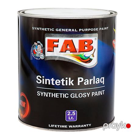Fab parlaq boya sarı 2,5 l — Bakı