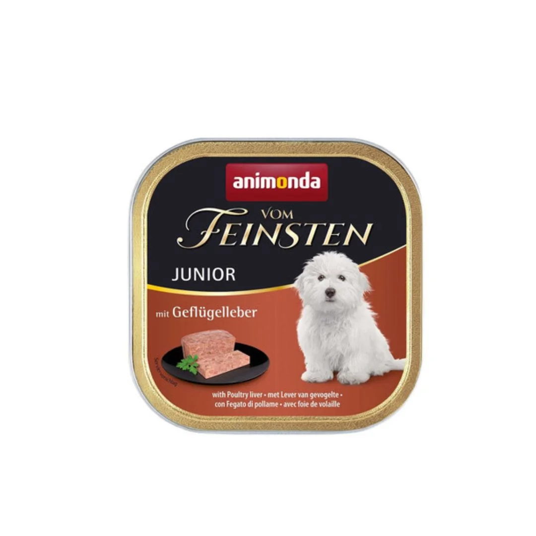 Vom Feinsten Junior, ev quşunun ciyəri dadlı balalar üçün paştet, 150 q — Bakı