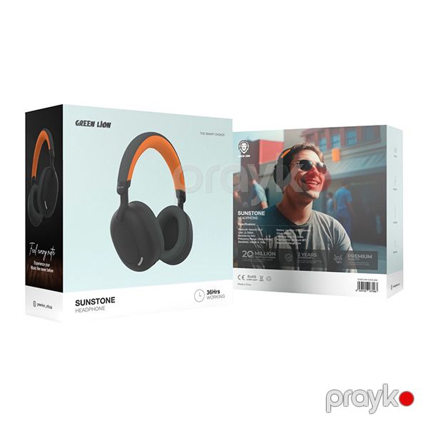 Green Lion Sunstone Headphone (Gnsunhdogbk) Black — Mallar, Bakı (2)