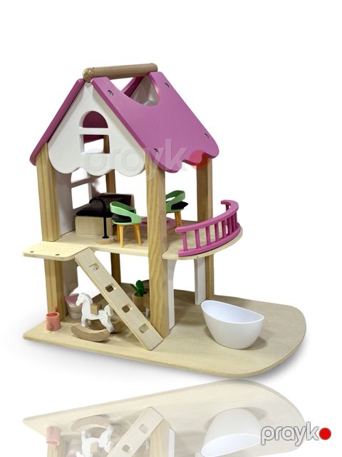 Kukla evi No brand, 3+, MDF, Aksesuarlarla — Bakı