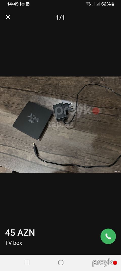 TV Box X96Q tv box x96 Pro 45 Azn real alıcıya endirim olacaq yaxsı — Bakı