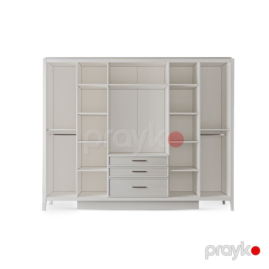 Monako 6 qapılı paltar dolabı — Mebel, Bakı (2)