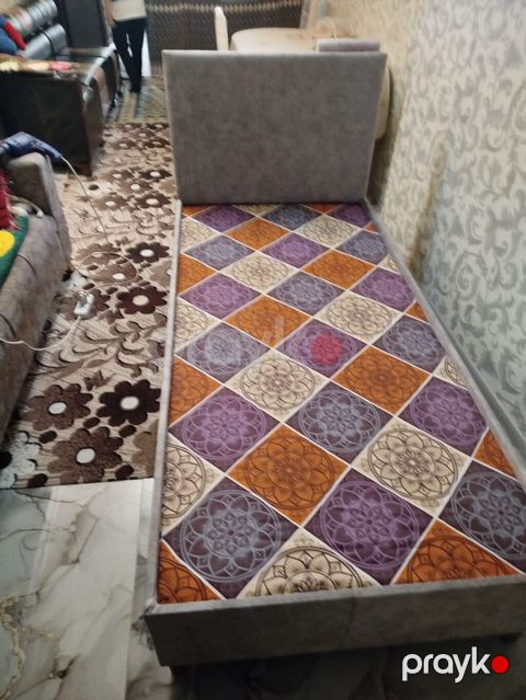 Tək nəfərlik çarpayı - Ölçü: təxmini 90×200 sm (tək nəfərlik — Gəncə