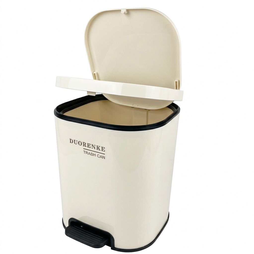 Zibil vedrəsi 0544, plastik, ağ, 10 l — Mallar, Bakı (3)