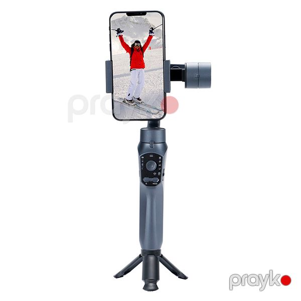 Porodo 3-Axis anti shake Gimbal P10 PRO Grey — Mallar, Bakı (2)