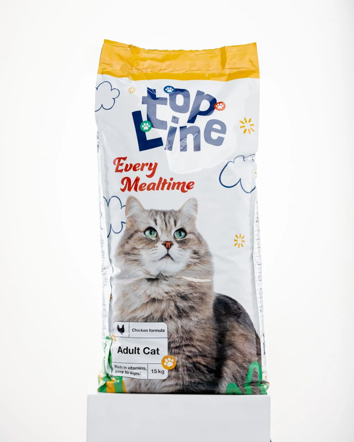 Topline, yetkin pişiklər üçün quru yem, toyuq əti ilə (bütöv kisə, 15 kq) — Zoo.az
