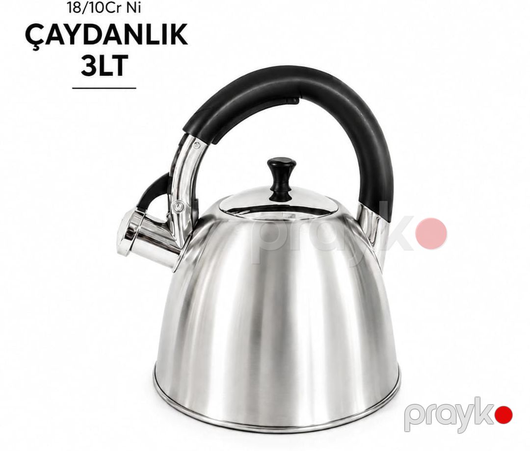Çaydan Fermont, 3000 ml, paslanmayan polad, gümüşü — Mallar, Bakı (2)