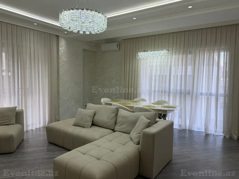 Kirayə verilir 3 otaqlı Mənzil Yeni tikili 130 m² Bakı, Xətai r — Mənzil, Bakı (3)