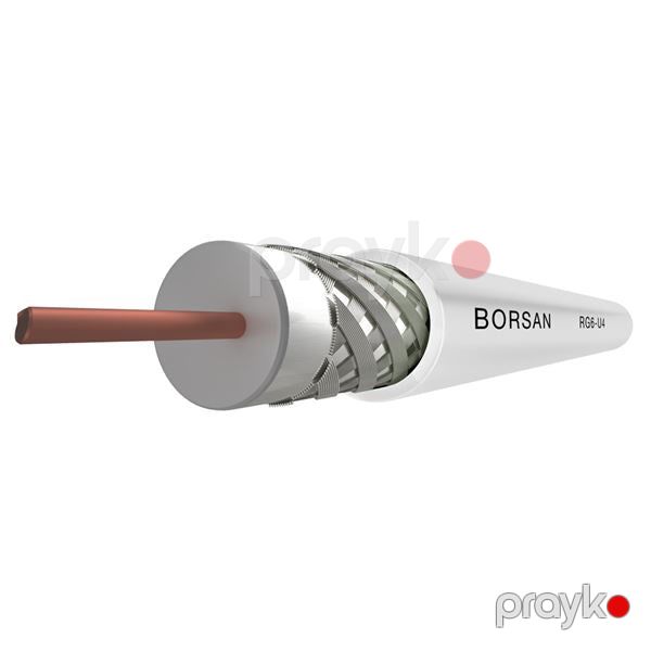 Borsan TV kabel RG6-U4 sat ccs ağ — Elektrika, Bakı (3)