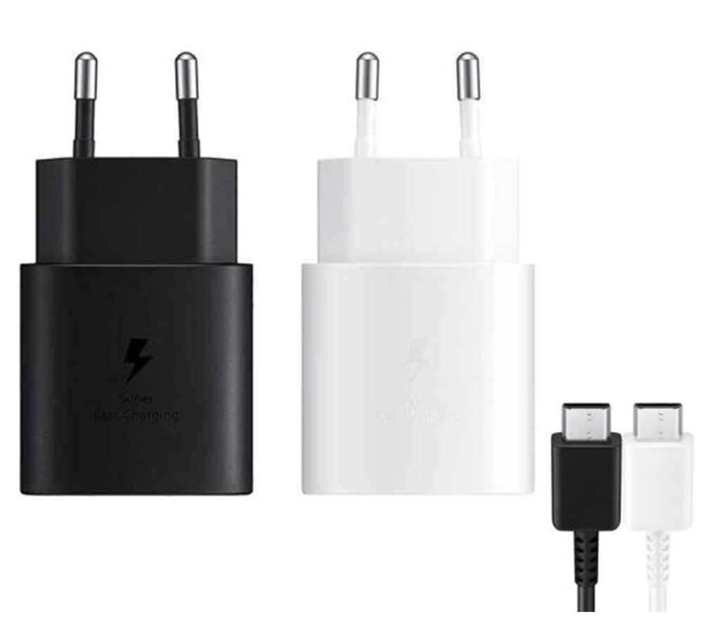 Adapter Samsung 25W Travel without cable, (EP-TA800NBKGKR) Ağ — Bakı