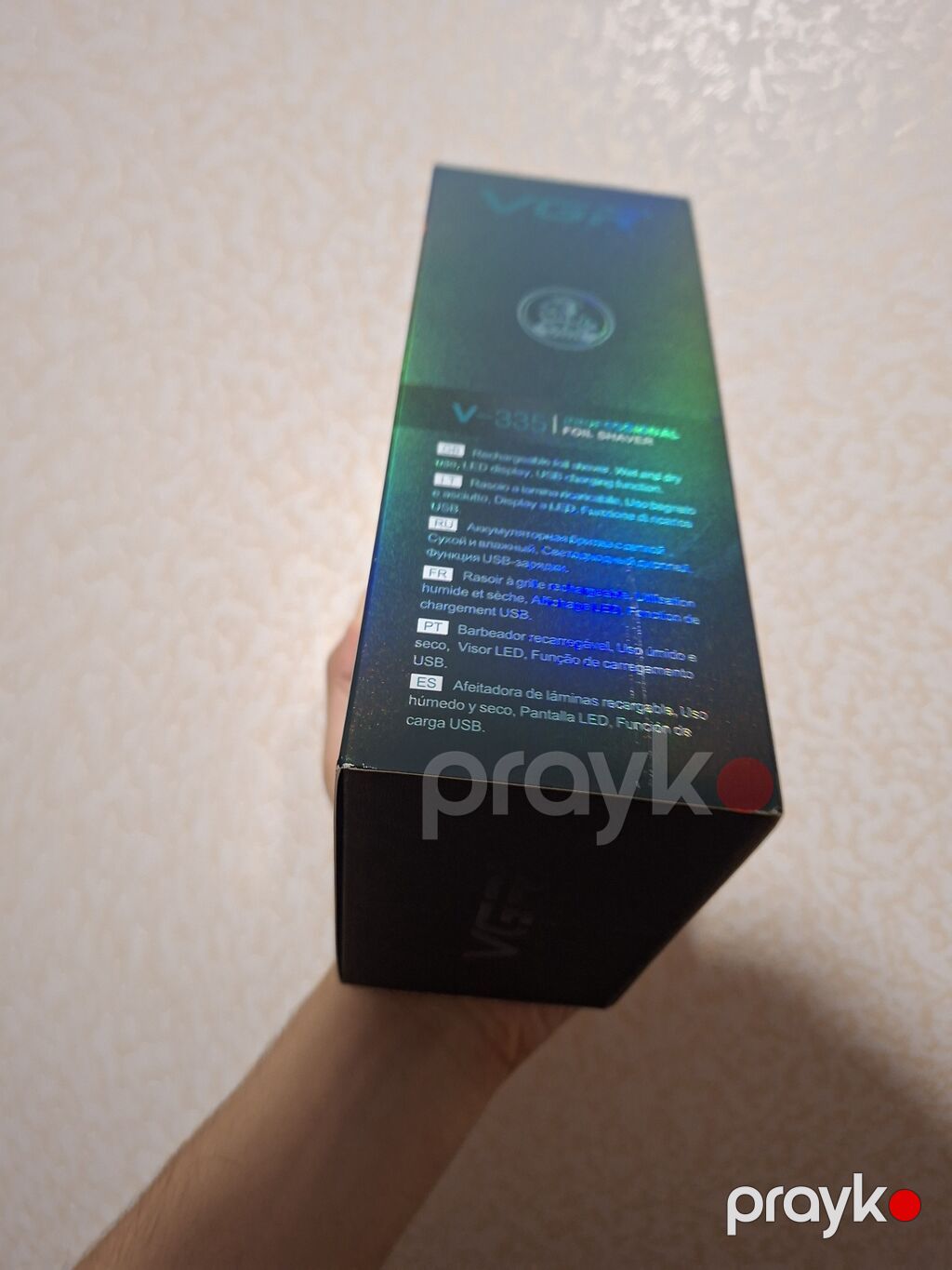 VGR V-335 Professional Fol Shaver – IPX6 suya davamlı elektrik ülgücü — Usturalar, trimmerler və epilyatorlar, Bakı (4)
