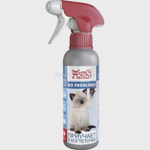 Mr. Kiss, pişikləri tırmalama taxtasına öyrədən sprey, 200 ml — Cats