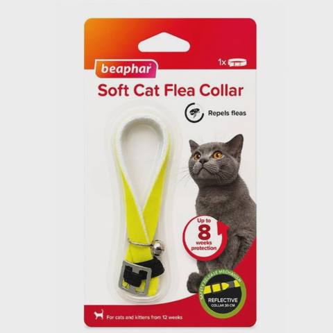 Beaphar Soft Cat Flea Collar, pişiklər üçün parazitlərə qarşı boyunbağı, 30 sm — კატები