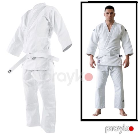Kimono Adidas WS2534_110, ağ, 110 sm — Bakı