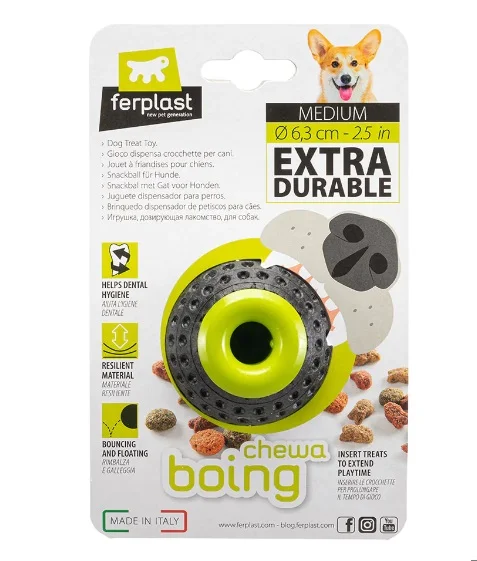 Ferplast Chewa Boing Dispenser Dog Dispenser Toy Ø 6.3 cm — Bakı