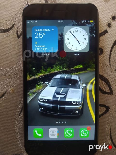 IPhone 7 Plus, Jet Black, Barmaq izi — Bakı