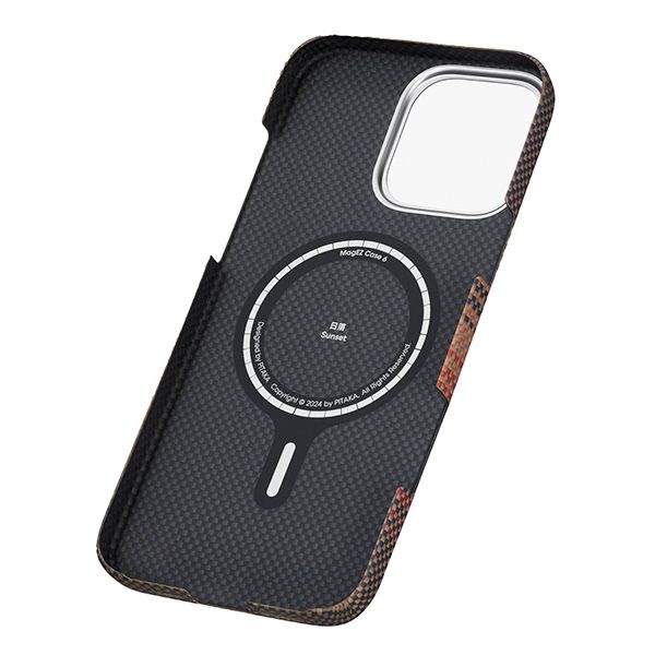 Pitaka Tactile Woven Ultra Slim Case For iPhone 16 Pro (KI1601SU) Sunset — Mallar, Bakı (3)