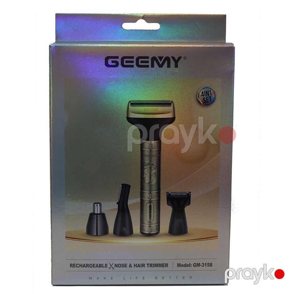 Universal Taraş Aparatı Dəsti Geemy 3158 4in1 Bütün məhsularımız — Saç kəsmə maşınları, Bakı (2)