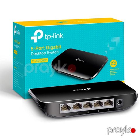 TP-Link 5 Port Gigabit Switch SG1005D Black — Bakı