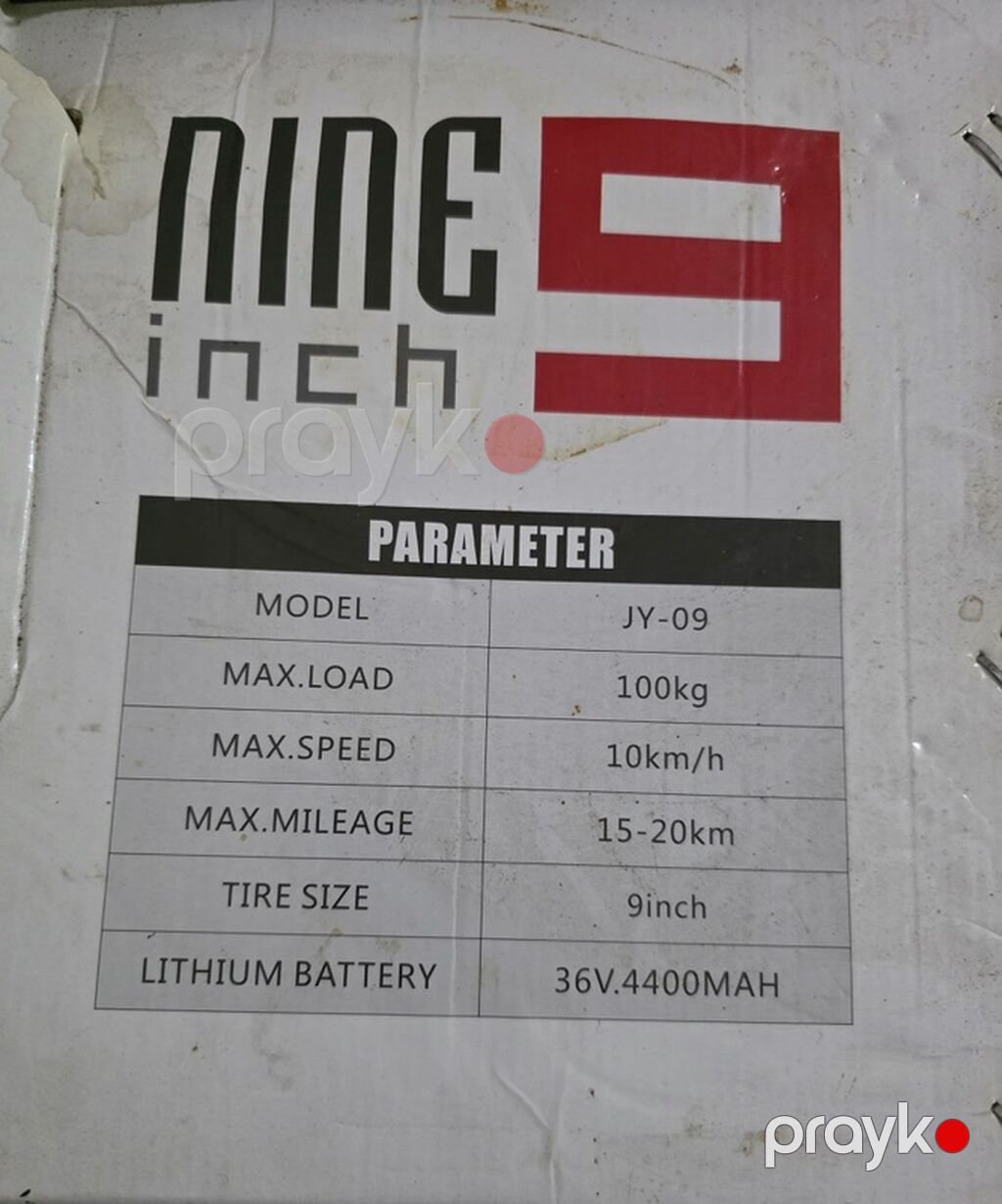 İşlənmiş Giroskuter 9", 1000 Vt, 6 - 15 km/s, Ünvandan götürmə — Hiroskopler, Bakı (2)