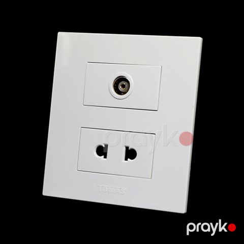 Tomas PC 1 TV + 1 razetka ağ