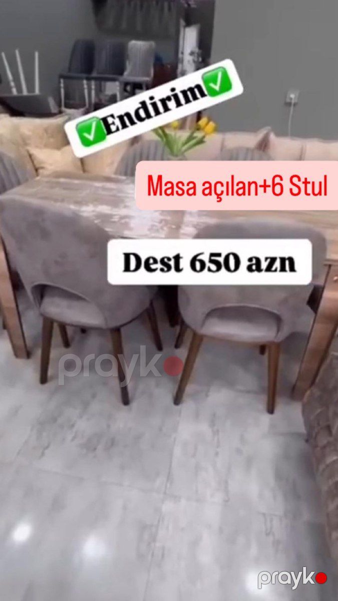 Masa və oturacaqlar — Mebel, Bakı (3)