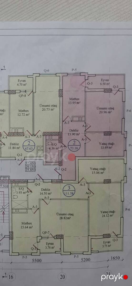 Satılır 4 otaqlı yeni tikili 119.4 m² — Mənzil, Bakı (7)