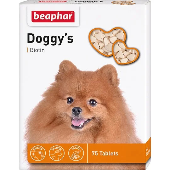 Beaphar Doggy’s itlər üçün Biotin qida əlavəsi 75 tablet