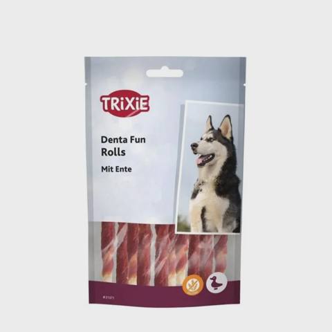 Trixie Chewing Rolls with Duck, itlər üçün ördək əti ilə mükafat yeməyi, 80 q — Pet supplies