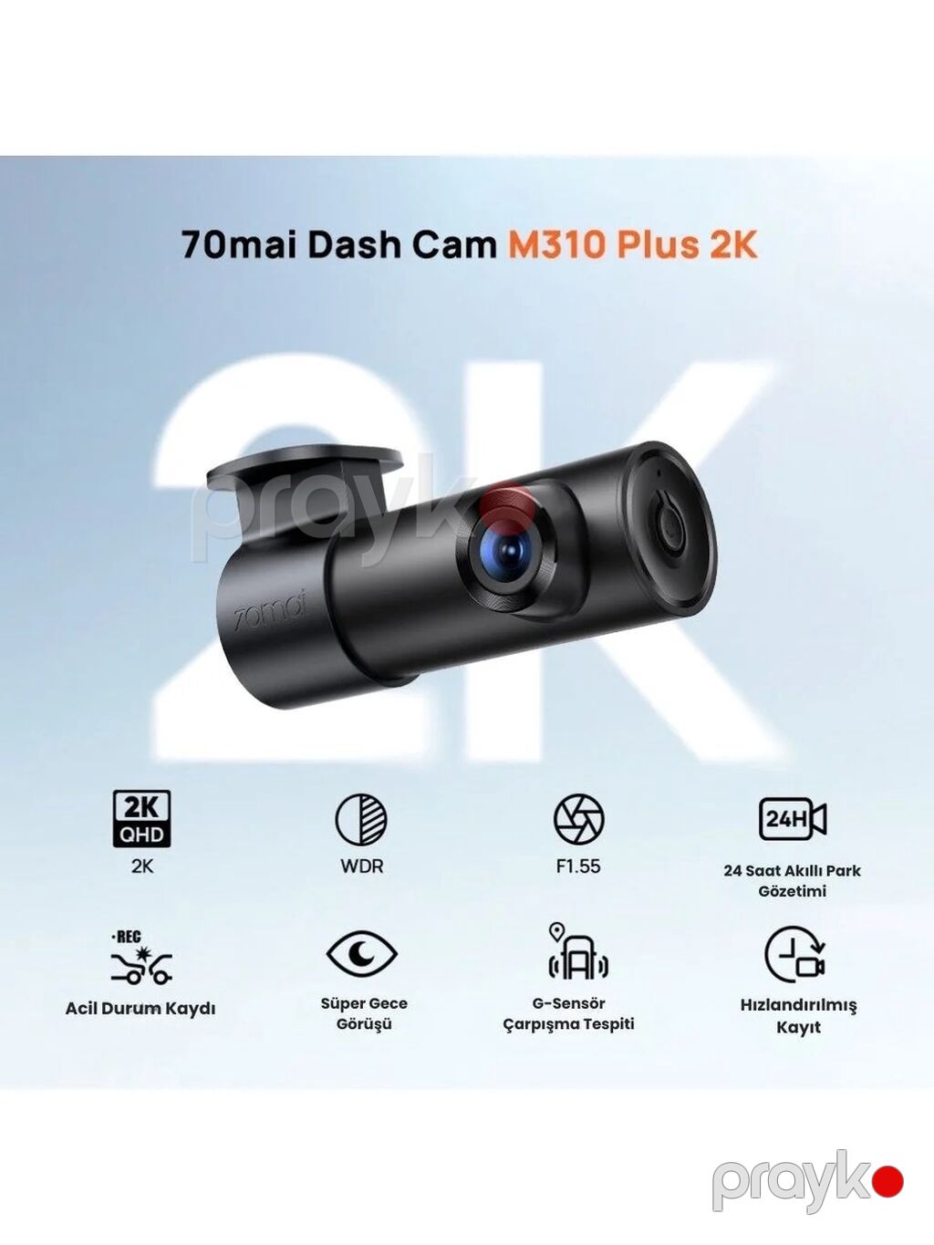 70mai Dash Cam M310 Plus 2K — Video qeydediciləri, Bakı (2)