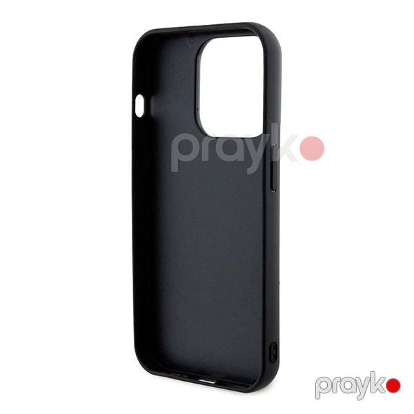 Karl Lagerfeld 3D Rubber Case with NFT Karl & Choupette for iPhone 15 Pro Black — Mallar, Bakı (5)