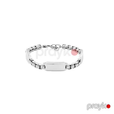 Qolbaq kişilər üçün Fossil JF04400040, gümüşü — Bakı
