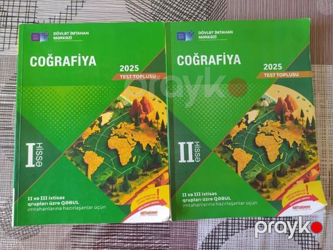 İkisi birlikdə 8 manatSeliqeli istiafede olunub Məhsul: Coğrafiya 2025 — Bakı