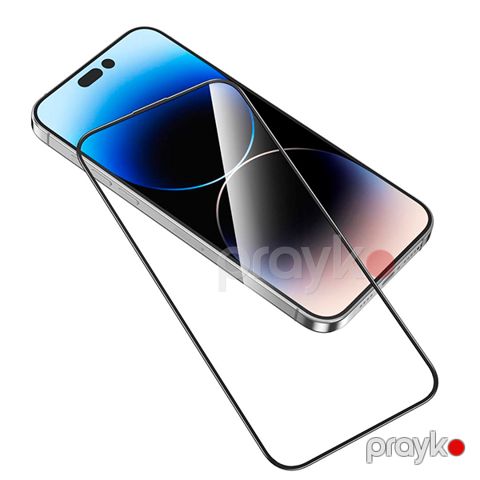 Green Lion 3D Curved Pro Screen Protector for iPhone 15 Plus - Clear Şəffaf — Bakı
