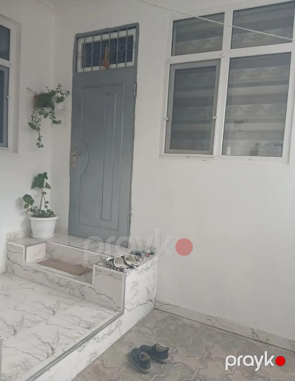 2 otaqlı həyət evi – təmirli və mebellə - Plan: dəhlizdən girişli 2 — Ev, villa, Bakı (2)